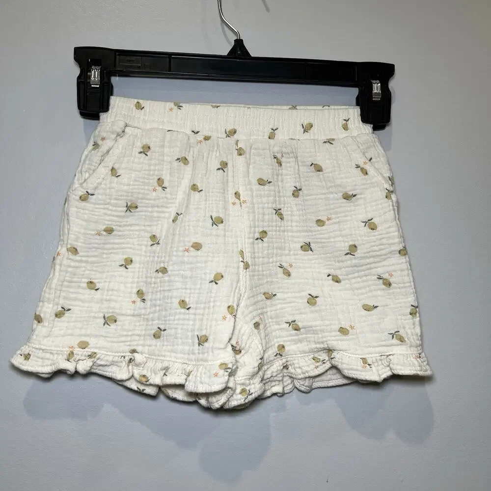 Lot Of Four Girls Floral Colorful Mixed Brand Size 5-6‎ Tops And Shorts Tea RB